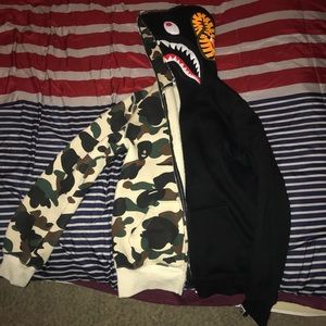 Bape hoodie.